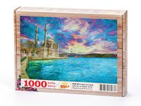 Ortaköy'de Sabah Ahşap Puzzle 1000 Parça (SY07-M)