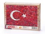 Bayrak Mozaik Ahşap Puzzle 1000 Parça (TR05-M)