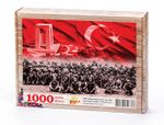 Çanakkale Zaferi Geri Dönmeyi Düşünmediler Ahşap Puzzle 1000 Parça (TR11-M)