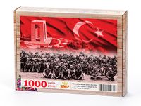 Çanakkale Zaferi Geri Dönmeyi Düşünmediler Ahşap Puzzle 1000 Parça (TR11-M)