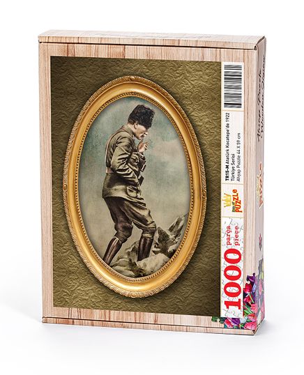 Atatürk Kocatepe'de 1922 Ahşap Puzzle 1000 Parça (TR15-M)
