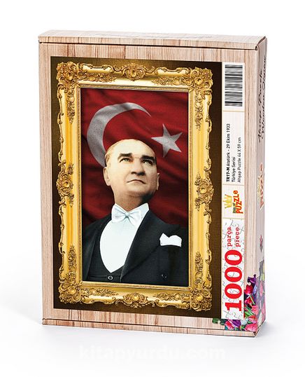 Atatürk - 29 Ekim 1933 Ahşap Puzzle 1000 Parça (TR17-M)