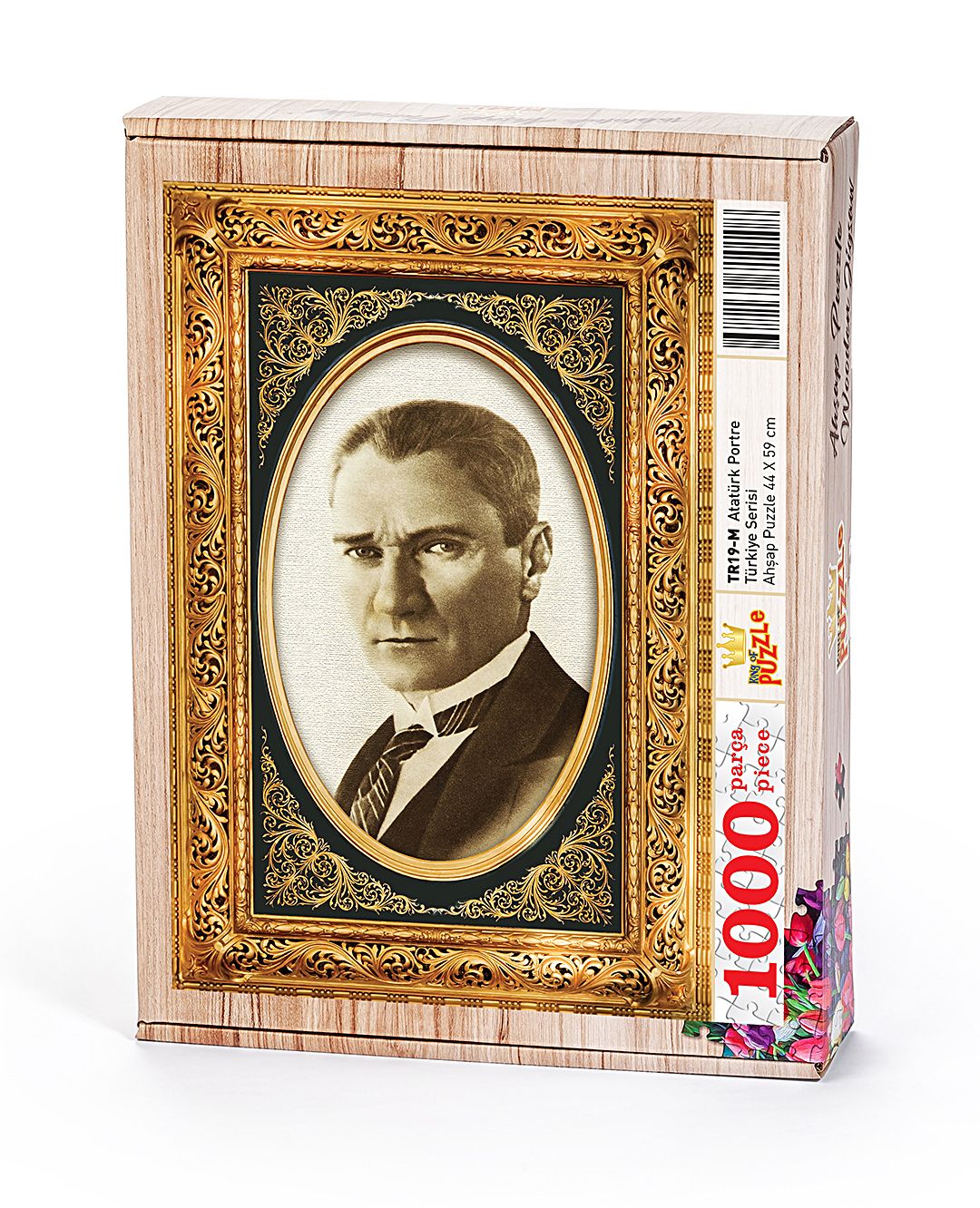 アート編機DX1000 Atatürk Portre Ahşap Puzzle 1000 Parça (TR19-M) - Fiyatı