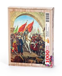Fatih'in İstanbul'u Fethi Ahşap Puzzle 1000 Parça (TR21-M)
