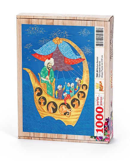Nuh'un Gemisi Ahşap Puzzle 1000 Parça (TS01-M)