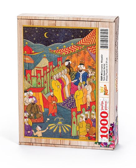 Surname - Minyatür Ahşap Puzzle 1000 Parça (TS07-M)