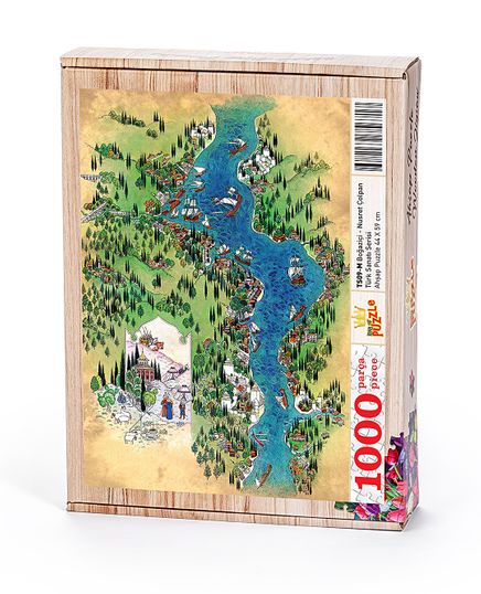 Boğaziçi - Nusret Çolpan Ahşap Puzzle	1000 Parça (TS09-M)