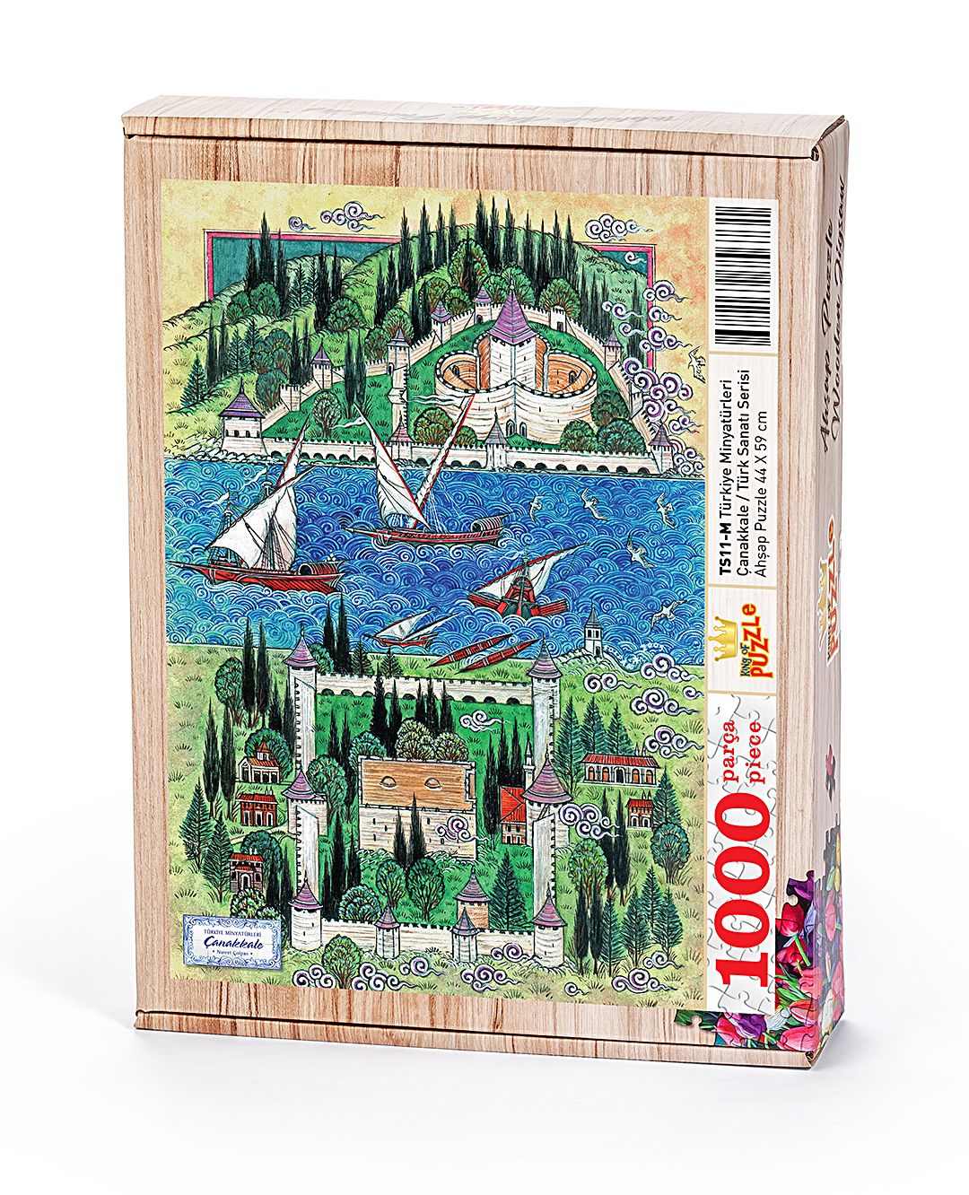 Türkiye Minyatürleri - Çanakkale - Nusret Çolpan Ahşap Puzzle 1000