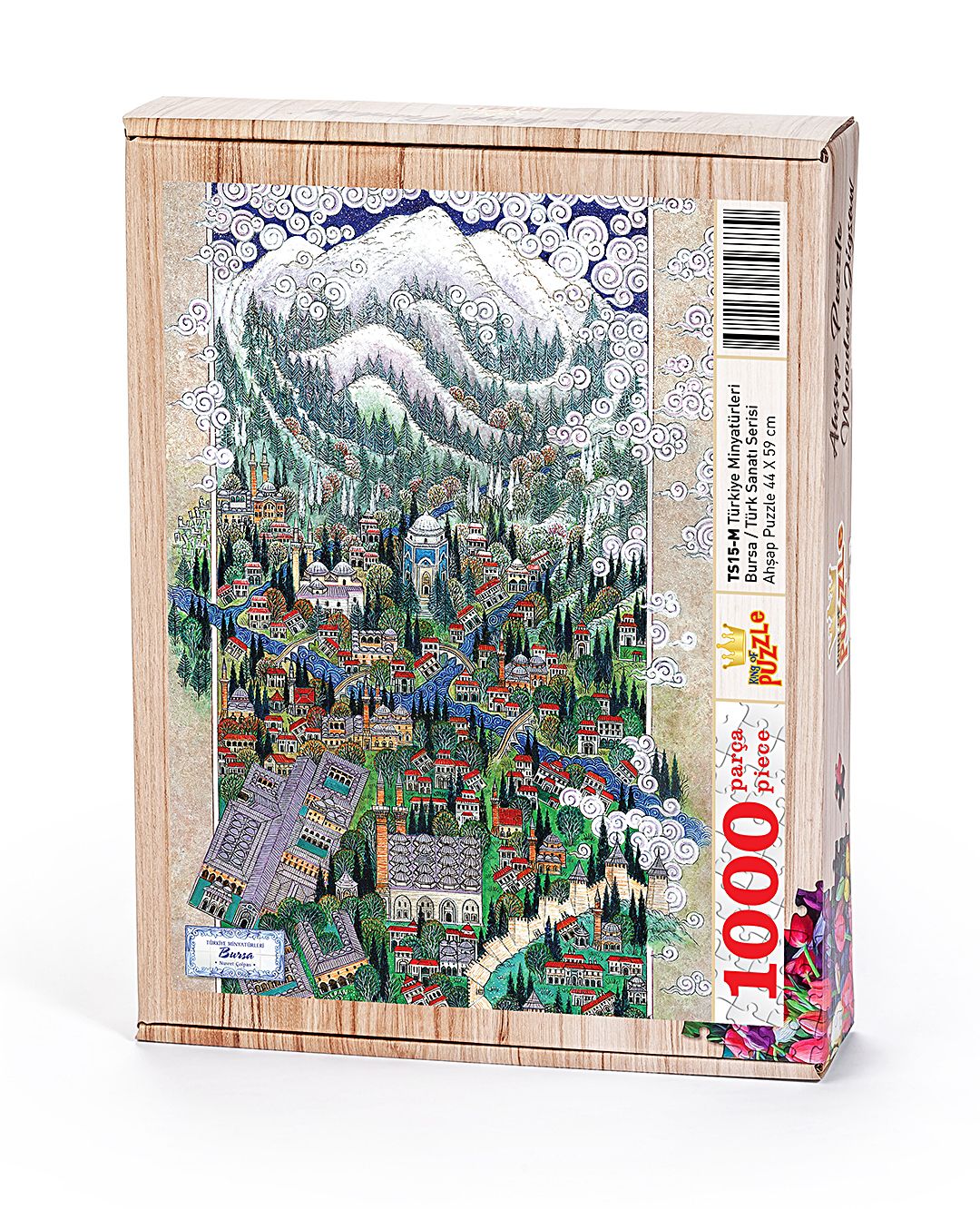Türkiye Minyatürleri - Bursa - Nusret Çolpan Ahşap Puzzle 1000