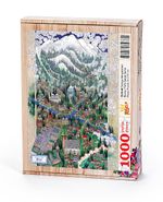 Türkiye Minyatürleri - Bursa - Nusret Çolpan	Ahşap Puzzle 1000 Parça	(TS15-M)