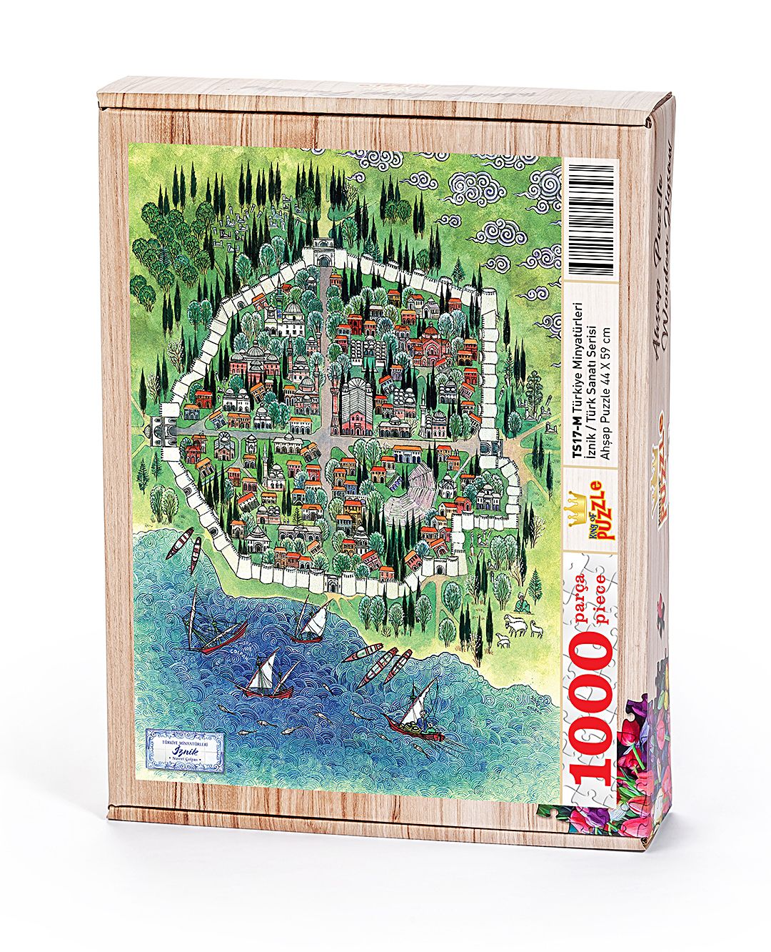 Türkiye Minyatürleri - İznik - Nusret Çolpan Ahşap Puzzle 1000