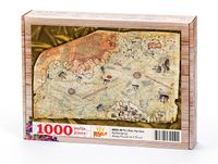 Piri Reis Haritası Ahşap Puzzle 1000 Parça (HR01-M)