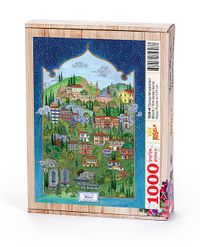 Türkiye Minyatürleri - Bilecik - Nasuhi Hasan Çolpan	Ahşap Puzzle 1000 Parça (TS35-M)