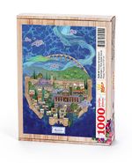 Türkiye Minyatürleri - Diyarbakır - Nasuhi Hasan Çolpan Ahşap Puzzle 1000 Parça (TS39-M)