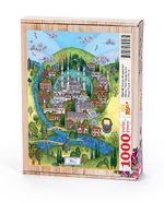 Türkiye Minyatürleri - Edirne - Nasuhi Hasan Çolpan	Ahşap Puzzle 1000 Parça  (TS41-M)