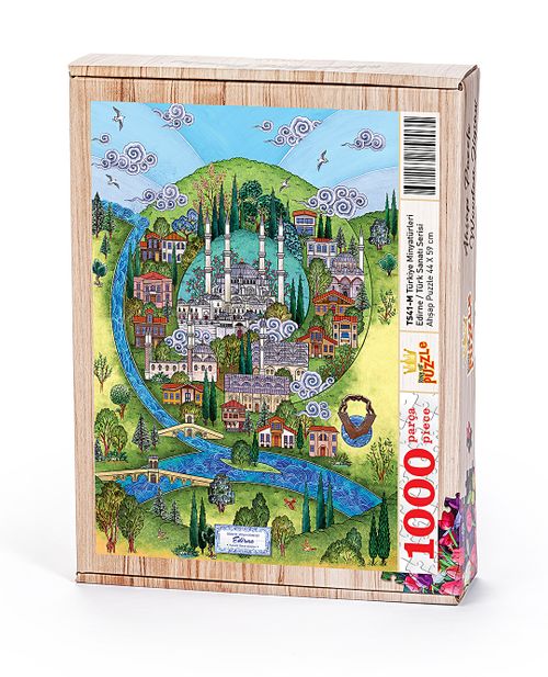 Türkiye Minyatürleri - Edirne - Nasuhi Hasan Çolpan Ahşap Puzzle