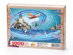 Hezarfan Çelebi - Nasuhi Hasan Çolpan Ahşap Puzzle 1000 Parça (TS45-M)