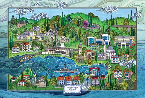 Türkiye Minyatürleri - Kocaeli - Nasuhi Hasan Çolpan Ahşap Puzzle