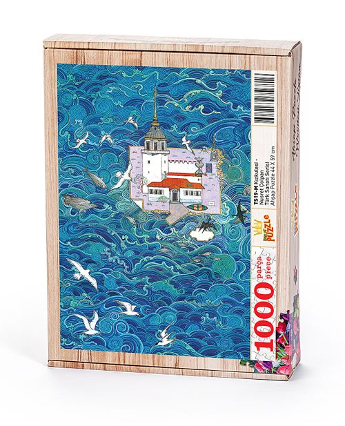 Kızkulesi - Nusret Çolpan Ahşap Puzzle 1000 Parça (TS19-M