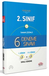 2. Sınıf (3+3) 6 Deneme Sınavı Tamamı Çözümlü 