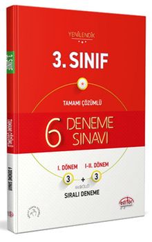 3. Sınıf (3+3) 6 Deneme Sınavı Tamamı Çözümlü 