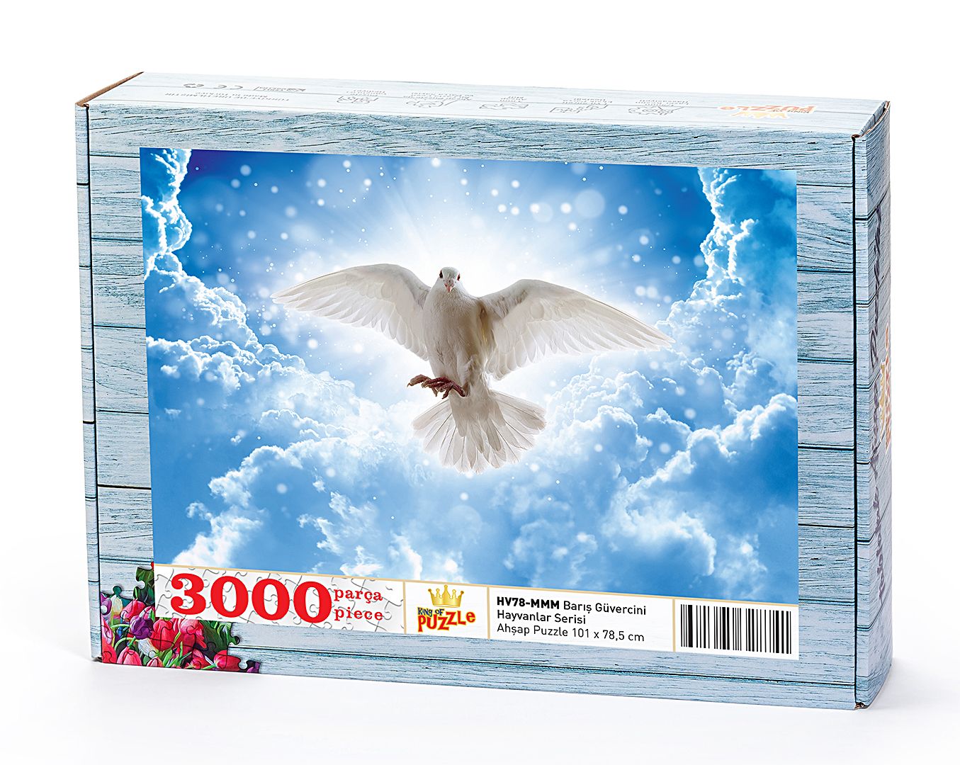 Barış Güvercini Ahşap Puzzle 3000 Parça (HV78-MMM) - Fiyatı