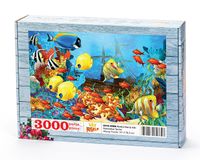 Renkli Deniz Altı Ahşap Puzzle 3000 Parça (HV93-MMM)