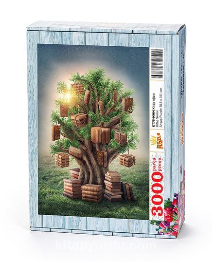 Kitap Ağacı Ahşap Puzzle 3000 Parça (KT75-MMM)