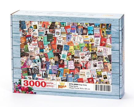 Kitap Kolaj Ahşap Puzzle 3000 Parça (KT76-MMM)