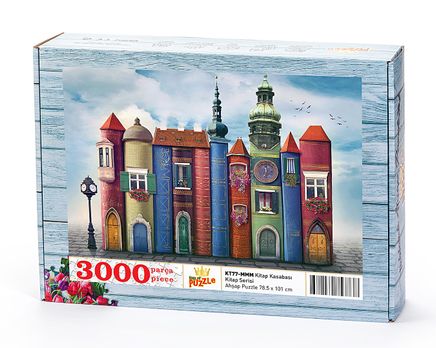 Kitap Kasabası Ahşap Puzzle 3000 Adet (KT77-MMM)