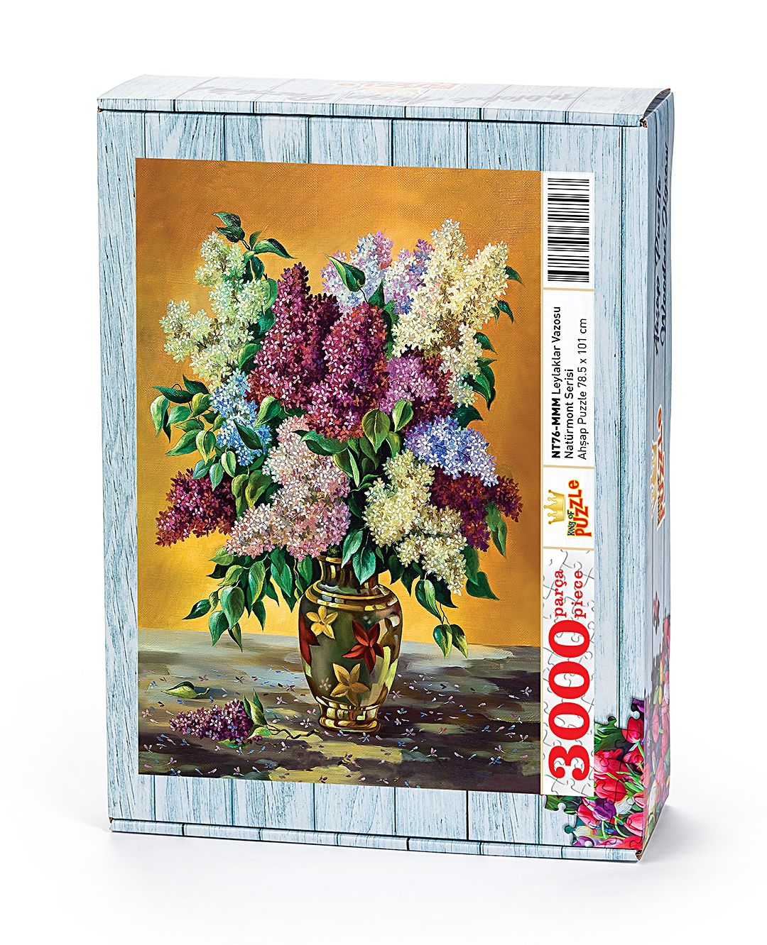 Leylaklar Vazosu Ahşap Puzzle 3000 Parça (NT76-MMM) - Fiyatı