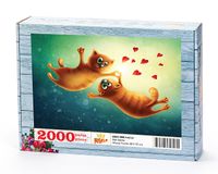 Kediler Ahşap Puzzle 2000 Parça (AS51-MM)