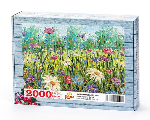 Yabani Çiçekler Ahşap Puzzle 2000 Parça (BC55-MM) - Fiyatı