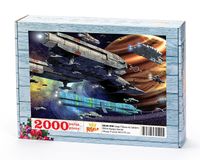 Uzay Filosu ve Satürn Ahşap Puzzle 2000 Parça (BK50-MM)