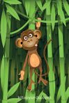Bambu Ormanında Maymun At Ahşap Puzzle 2000 Parça (CK51-MM)