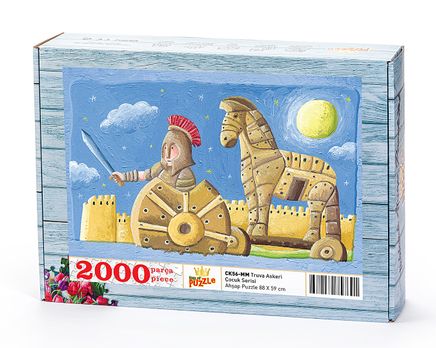 Truva Asker Ahşap Puzzle 2000 Parça (CK56-MM)