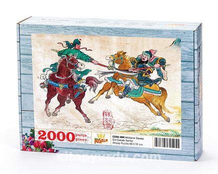 Atlıların Savaşı Ahşap Puzzle 2000 Parça (CS50-MM)