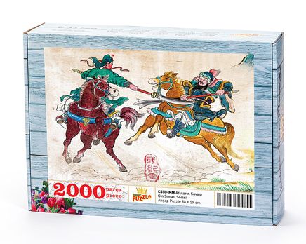 Atlıların Savaşı Ahşap Puzzle 2000 Parça (CS50-MM)