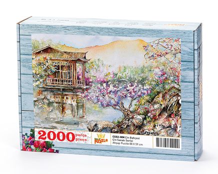 Çin Bahçesi Ahşap Puzzle 2000 Parça (CS52-MM)