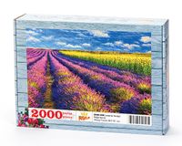 Lavanta Tarlası Ahşap Puzzle 2000 Parça (DG50-MM)