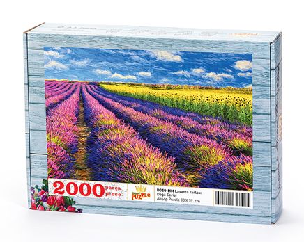 Lavanta Tarlası Ahşap Puzzle 2000 Parça (DG50-MM)