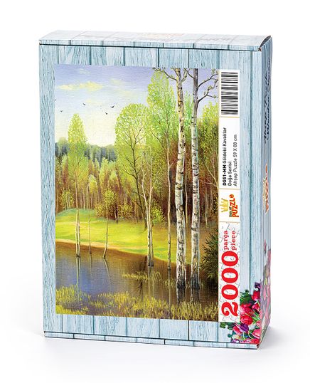 Göldeki Kavaklar Ahşap Puzzle 2000 Parça (DG51-MM)