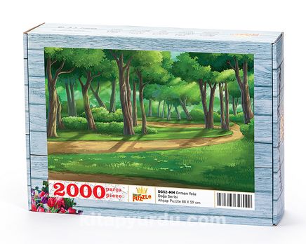 Orman Yolu Ahşap Puzzle 2000 Parça (DG52-MM)
