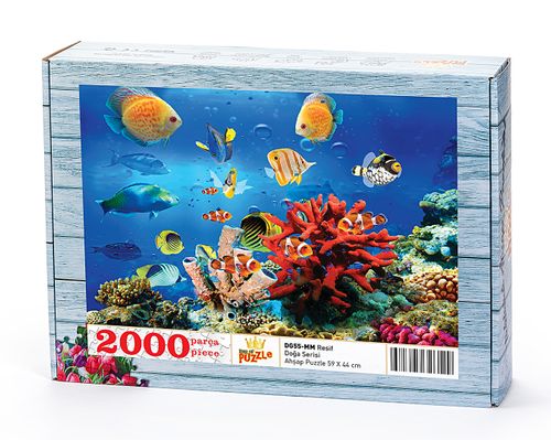 Resif Ahşap Puzzle 2000 Parça (DG55-MM)