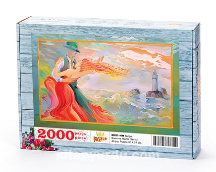 Tango Ahşap Puzzle 2000 Parça (DM51-MM)