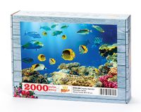 Tropikal Balıklar Ahşap Puzzle 2000 Parça (HV52-MM)