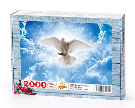Barış Güvercini Ahşap Puzzle 2000 Parça (HV59-MM)