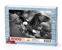 Kara Kartal Ahşap Puzzle 2000 Parça (HV61-MM)
