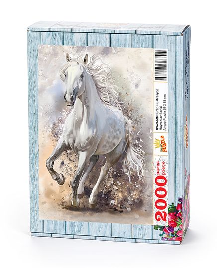 Kırat İllüstrasyon Ahşap Puzzle 2000 Parça (HV63-MM)