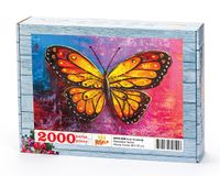 Kral Kelebegi Ahşap Puzzle 2000 Parça (HV73-MM)